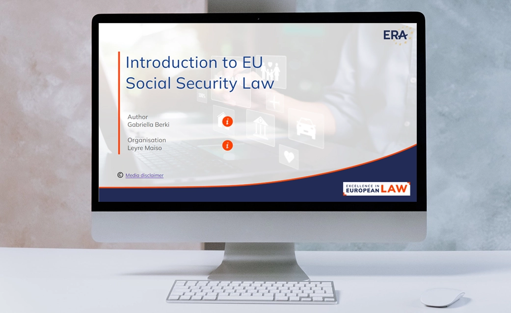 Basic e-learning course Introduction to EU Social Security Law